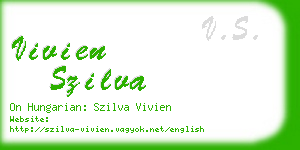 vivien szilva business card